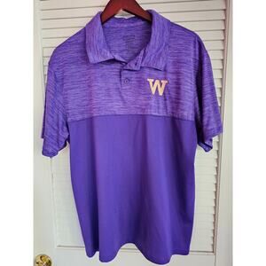 AUGUSTA WASHINGTON HUSKIES MENS POLO SHIRT SIZE‎ EXTRA LARGE XL